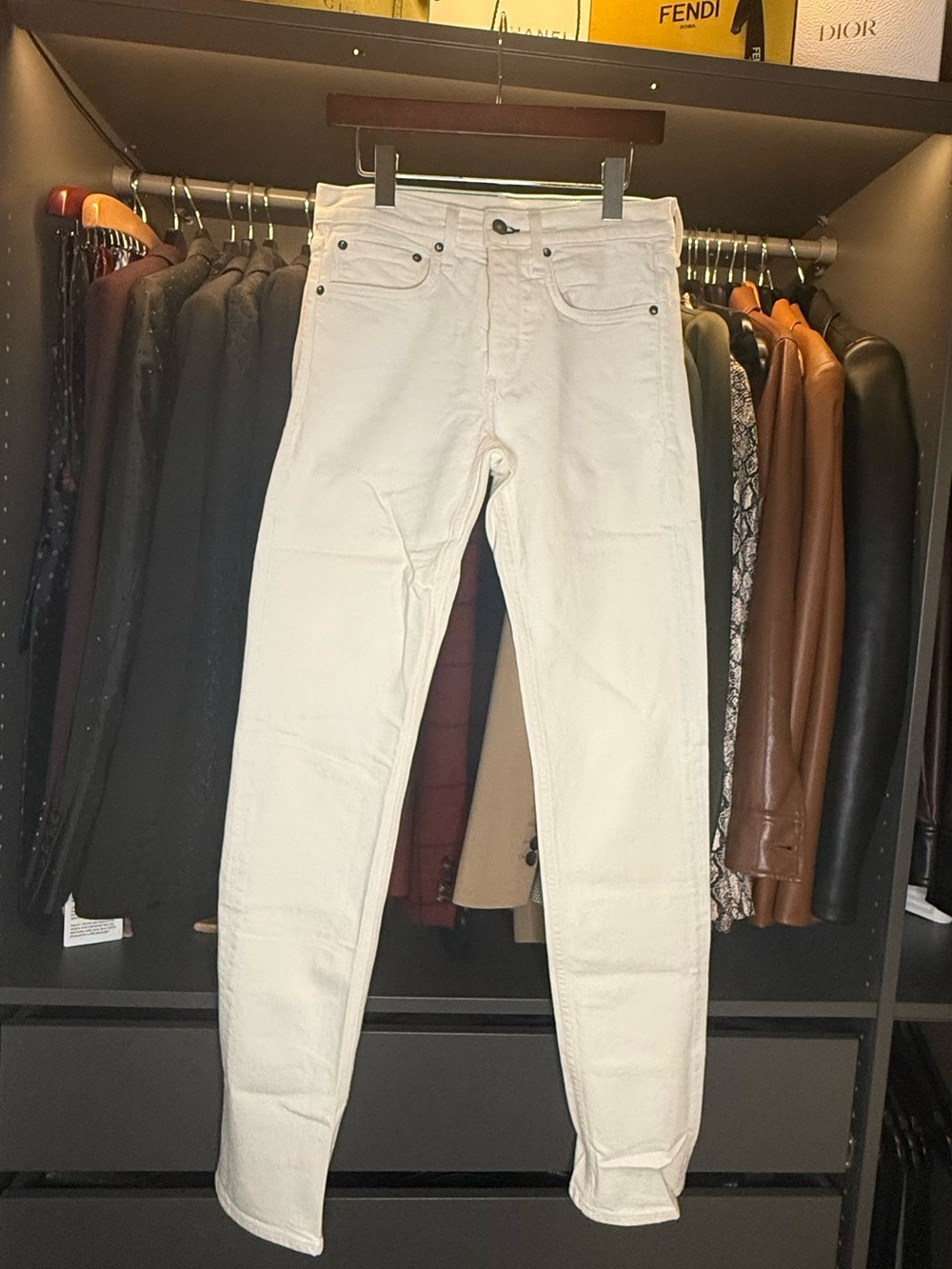Rag & Bone Fit 2 Slim Jeans in Ecru (Men’s)